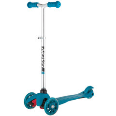 Самокат для детей Novatrack Disco-kids Basic, свет.колеса PU пер.120*24  задн.76*24мм, эргоно