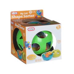 Игрушка пласт. разв. BOX 16*16*16 см Сортер Мяч,арт.305