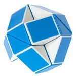 Игра-головоломка Smart Призмы, 24 сегмента, Bondibon, сине-белая змейка, PVС 13х15х7,5 см, арт.YJ6609