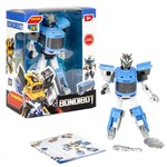 Трансформер 2в1 BONDIBOT Bondibon робот-автобус, цвет синий, BOX 21,8х17,5х9,7см