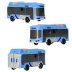 Трансформер 2в1 BONDIBOT Bondibon робот-автобус, цвет синий, BOX 21,8х17,5х9,7см