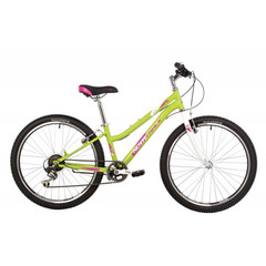Велосипед NOVATRACK 24" JENNY сталь 12'', салатовый, 6 скор. TY21/TS-38/SG-6S, V-brake