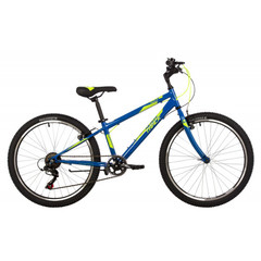 Велосипед NOVATRACK 24" RACER сталь 14'', синий, 6 скор.TZ500/TS-38/SG-6S, V-brake