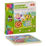 Игр.дерев. Bondibon лабиринт с магнитными шариками НАСЕКОМЫЕ, BOX
