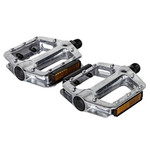 Педали STG FP-925, платформа, алюм, ось 9/16", насып. Подшип. Серебр