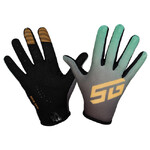 Перчатки полноразмерные STG Sens Skin, размер M, черный с зеленым