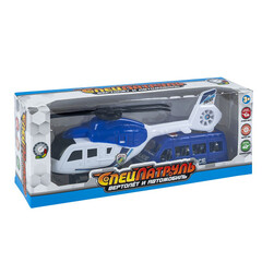 Набор инерц. пласт. вертолёт и микроавт. Police, BOX 32x13x7,5см, арт. DY538A-30.