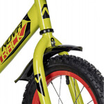 Велосипед NOVATRACK 14" TWIST зеленый, тормоз нож, крылья корот, полная защ.цепи