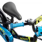 Велосипед NOVATRACK 14" TWIST черный, тормоз нож, крылья корот, полная защ.цепи