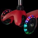 Самокат Novatrack Disco-kids Basic, колеса 120x76мм, красный