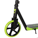 Самокат Novatrack Polis Plastic NF, колеса 200х180 мм, зеленый
