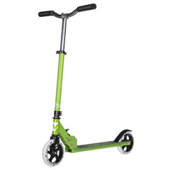 Самокат Novatrack Jungle Alloy, колеса 125 мм, зеленый