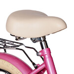Велосипед NOVATRACK 14" MAPLE, розовый, полная защита цепи,тормоз нож.,крылья, багажник, передняя ко