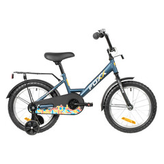 Велосипед FOXX 18" SIMPLE синий, сталь, тормоз нож, крылья, багажник, защ.цепи