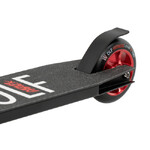 Самокат Novatrack Wolf 30, 100 мм, черный с красным