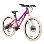 Велосипед FOXX 24" LATINA JR розовый, сталь, размер 12"
