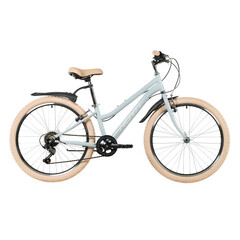 Велосипед NOVATRACK 24" JENNY сталь 12'', голубой, 6 скор.TY21/TS-38/SG-6S, V-brake