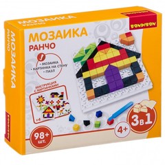 Мозаика Bondibon «РАНЧО» 3 в 1 98 дет.