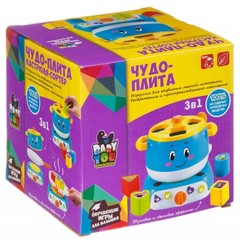 Игр.муз.разв.пласт. Bondibon, ЧУДО-ПЛИТА, сортер, BOX
