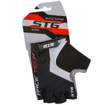 Перчатки STG, мод.AI-03-176,unisex, летние,черные/серые,на липучке,размер S