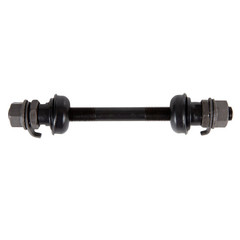 Ось с подшипниками для втулок  SF A03F 28H; O.L.D. 100MM; AXLE S45C 3/8"; на болтах